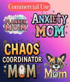 Sassy Mom Clipart Bundle - CraftNest - Digital Crafting and Art