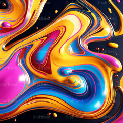 Neon Cyber Textures - CraftNest - Digital Crafting and Art