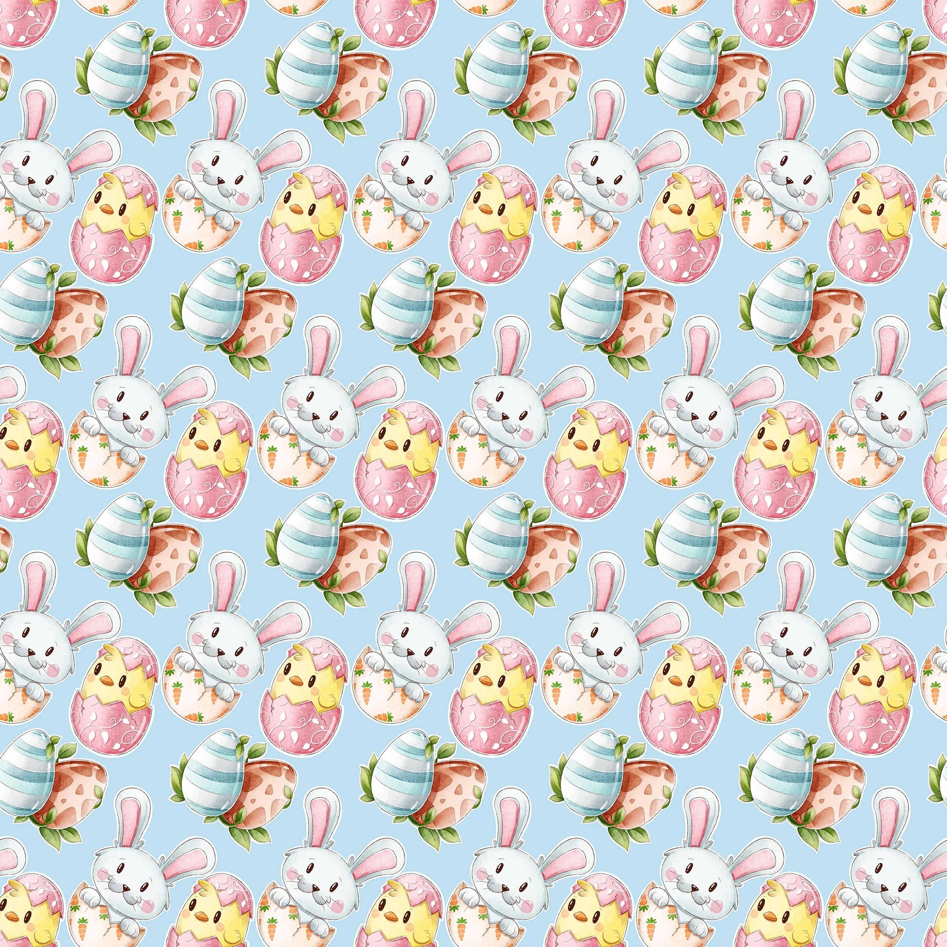 Watercolor Easter Seamless Digital Paper - CraftNest - Digital Crafting and Art