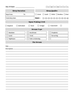 Dream Journal & Diary KDP Planner - CraftNest - Digital Crafting and Art
