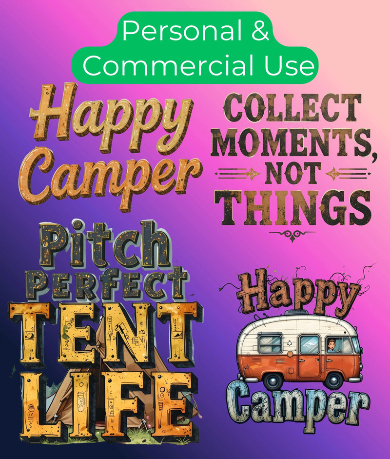 Camping & Nature Clipart Bundle - CraftNest - Digital Crafting and Art