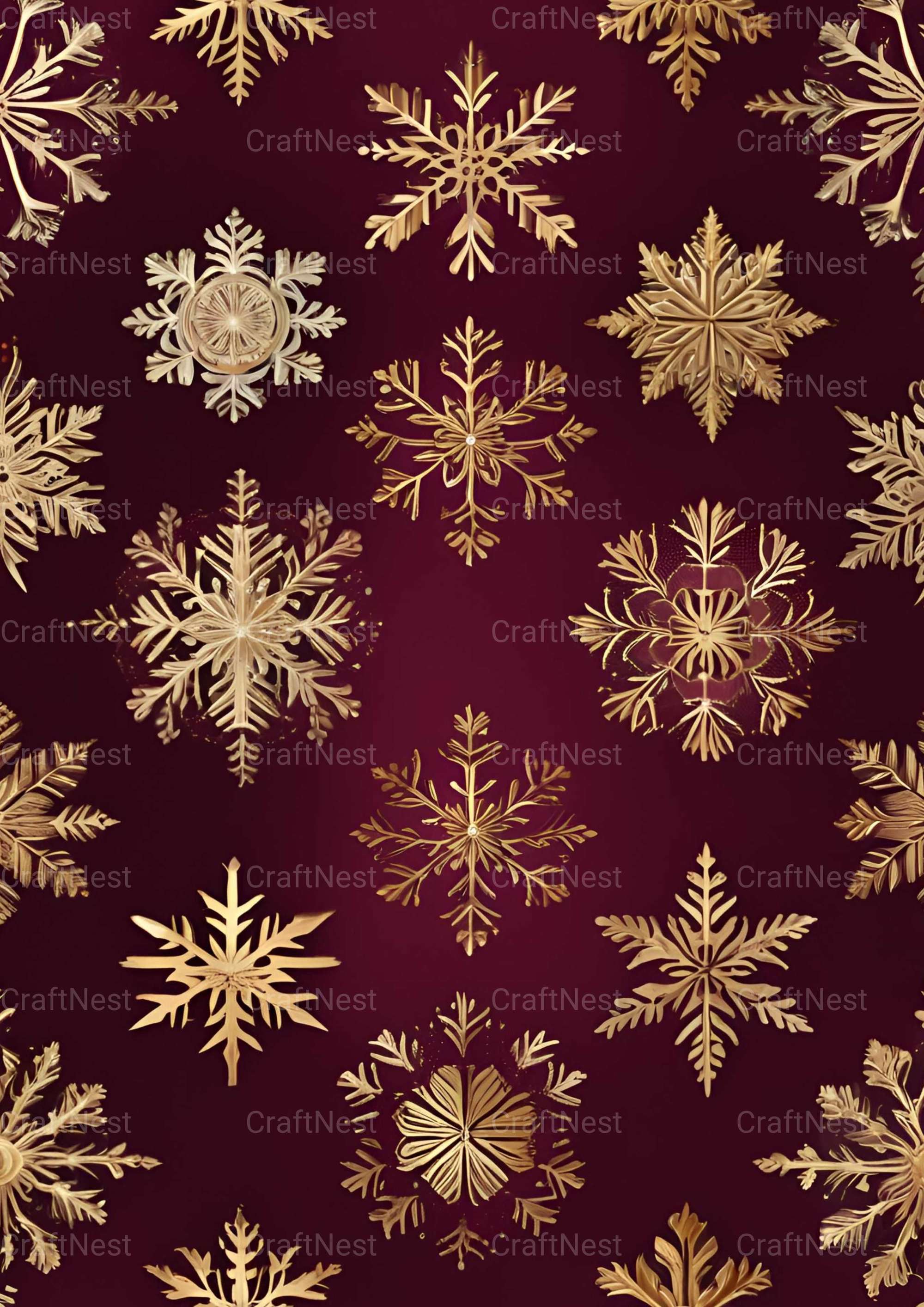 Snowflake Textures - CraftNest - Digital Crafting and Art