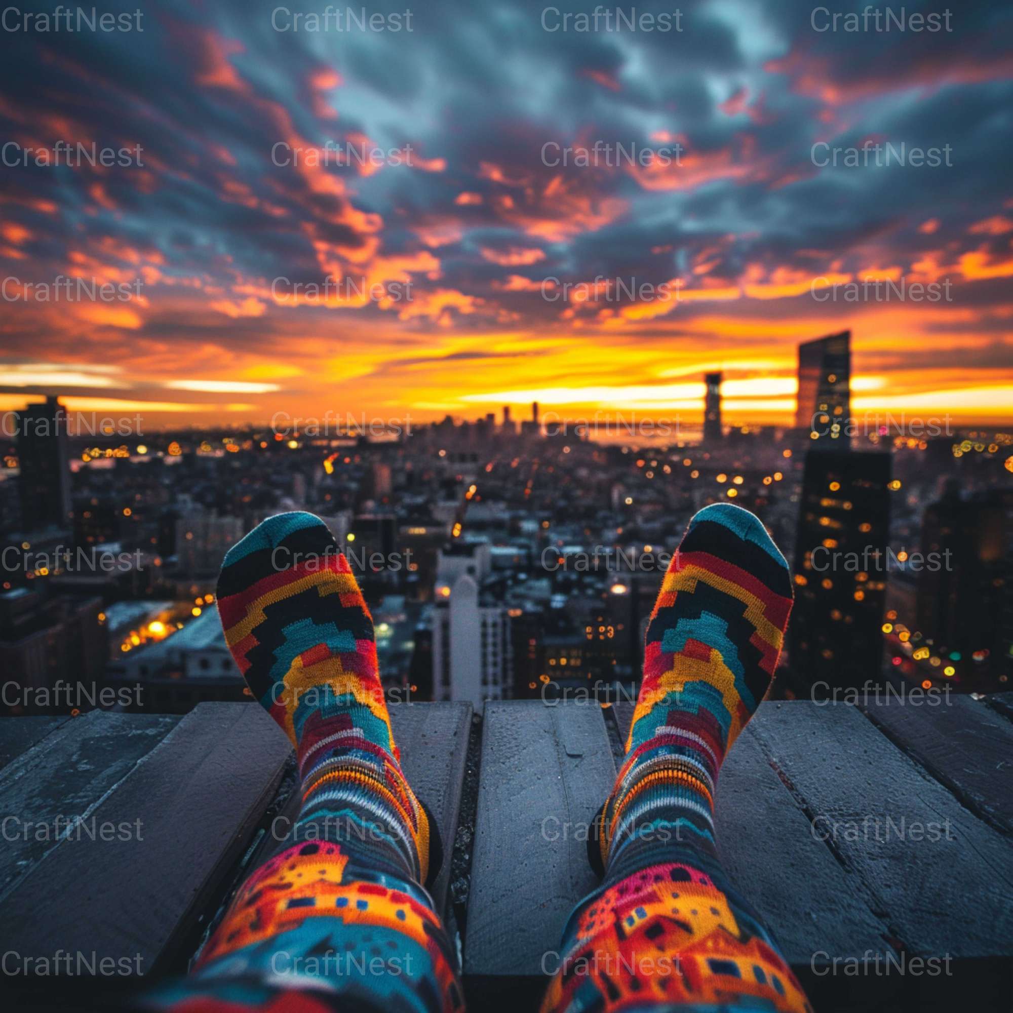 Urban Dawn Stock Images - CraftNest - Digital Crafting and Art