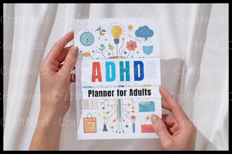 ADHD Planner for Adults - CraftNest - Digital Crafting and Art