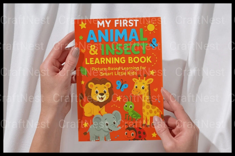 My First Insect Learning Book for Kids - CraftNest - Digital Crafting and Art
