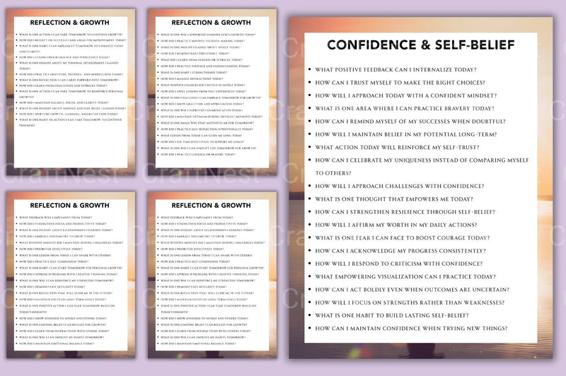 Success Mindset Prompt Book for Personal Growth - CraftNest - Digital Crafting and Art