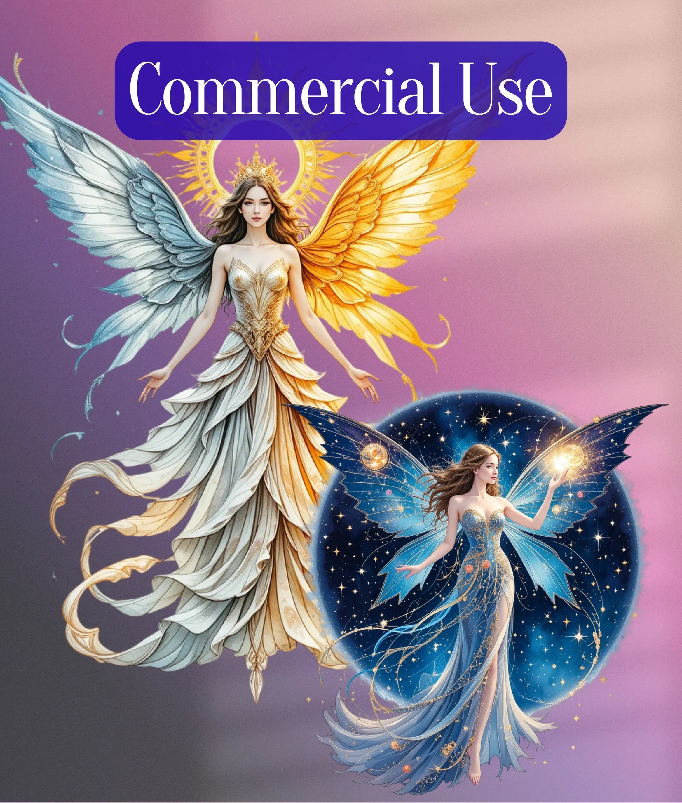 Celestial Fairy Clipart Bundle - CraftNest - Digital Crafting and Art