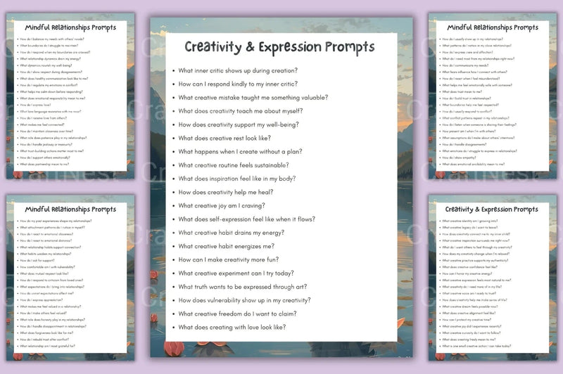 Mindfulness Prompt for Relaxation and Focus - CraftNest - Digital Crafting and Art