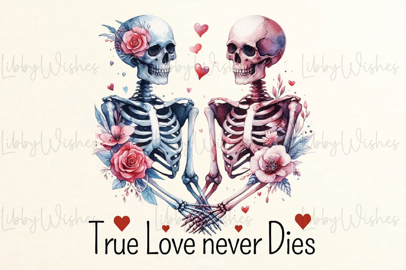 Skeleton Valentine's Day Clipart Bundle 1 - CraftNest - Digital Crafting and Art