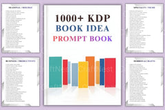 Creative KDP Book Idea Prompt Guide - CraftNest - Digital Crafting and Art