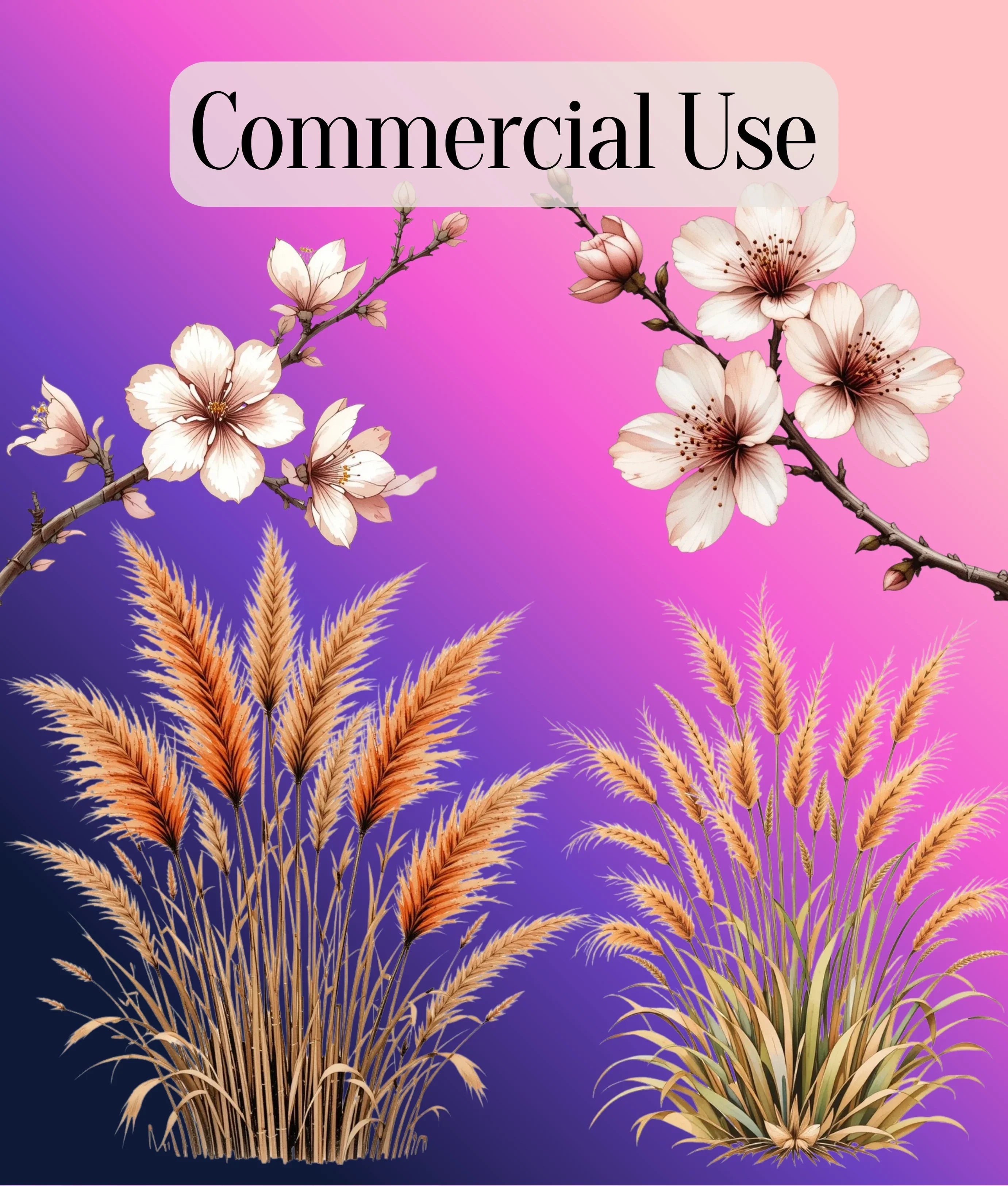 Japandi Botanical Clipart Bundle - CraftNest - Digital Crafting and Art