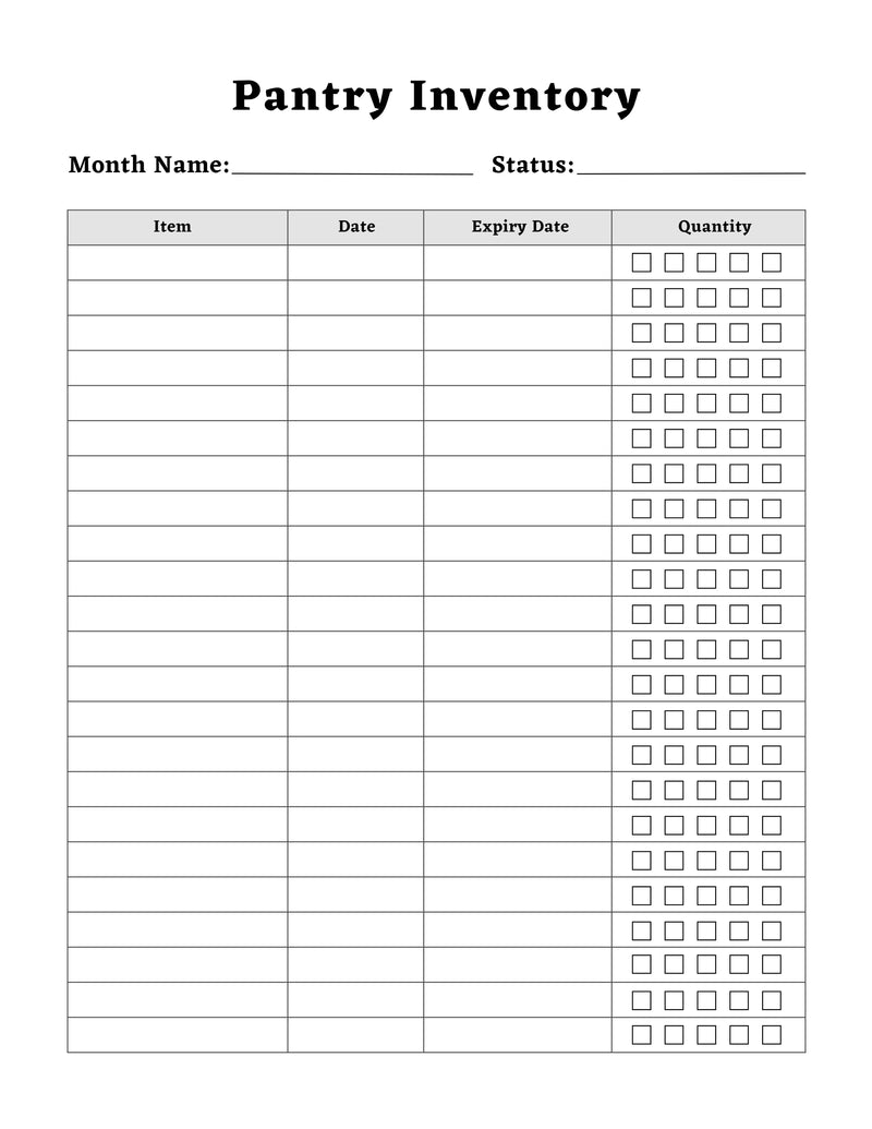 Meal & Pantry Planner KDP Planner - CraftNest - Digital Crafting and Art