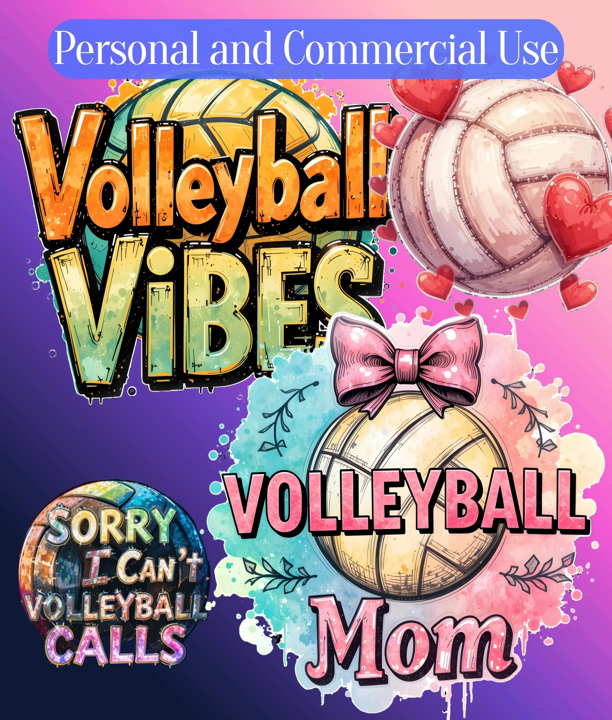 Volleyball Clipart Bundle - CraftNest - Digital Crafting and Art