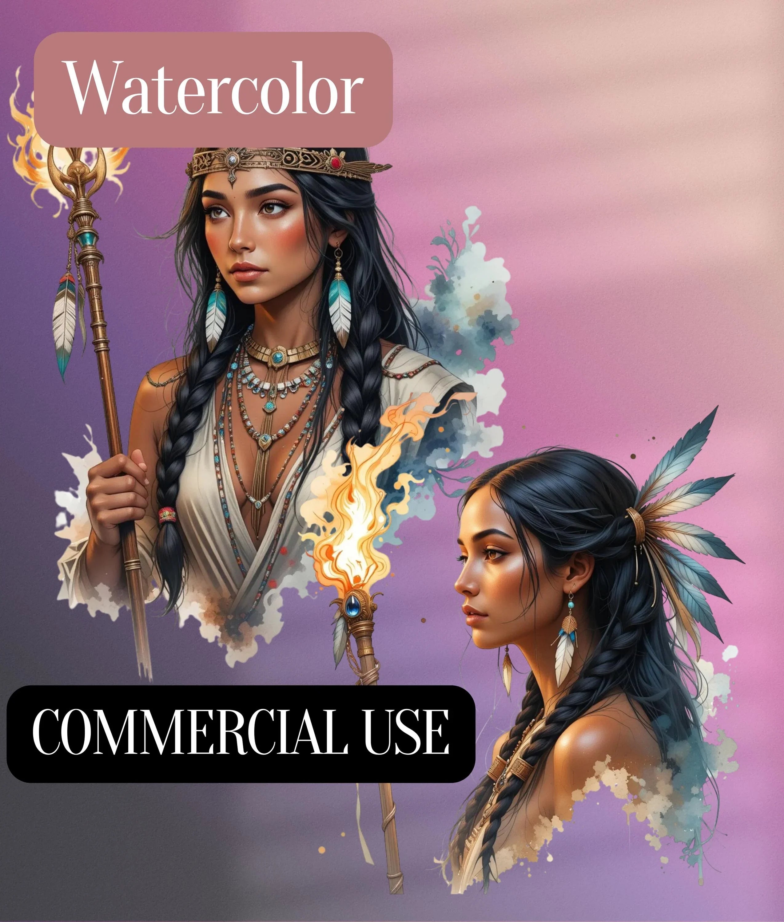 Shaman Clipart Bundle - CraftNest - Digital Crafting and Art