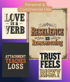 Inspirational Quotes Wall Art Bundle - CraftNest - Digital Crafting and Art