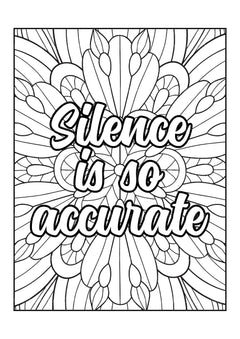 Motivational Quotes Coloring Book 11 - CraftNest - Digital Crafting and Art