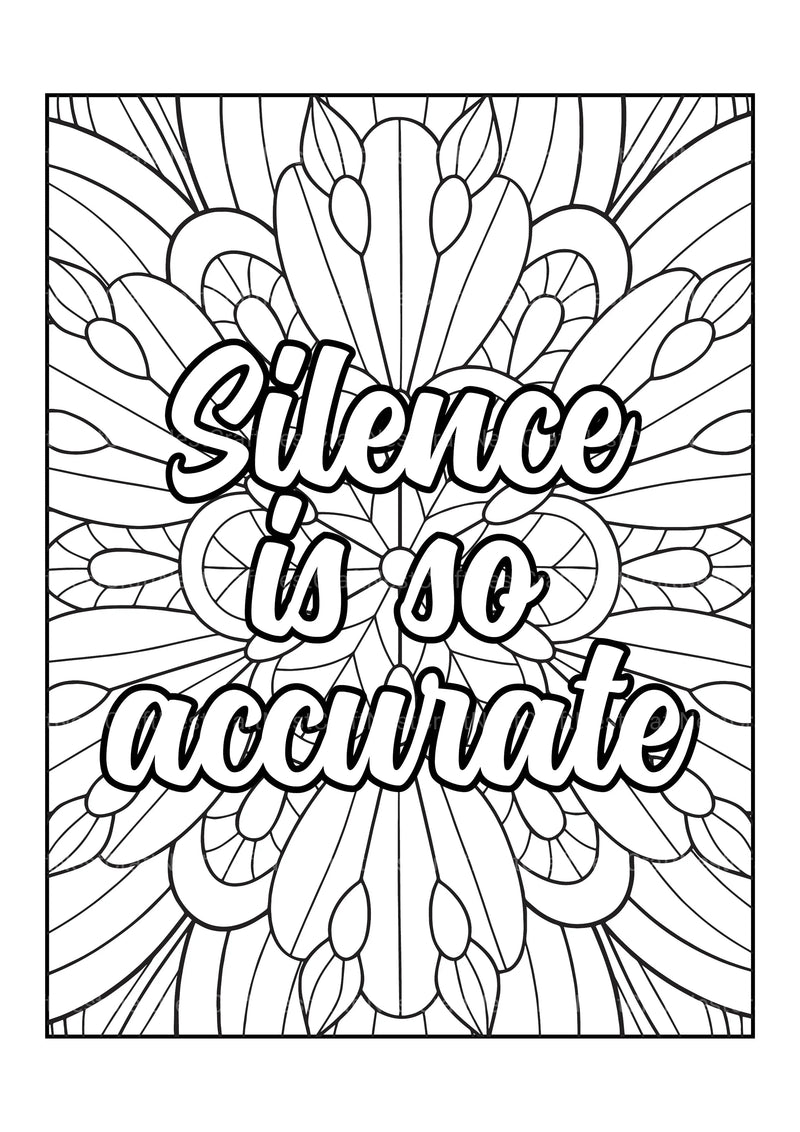 Motivational Quotes Coloring Book 11 - CraftNest - Digital Crafting and Art