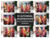 Autumnal Snapdragons Tumbler Wrap