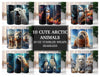 Cute Arctic Animals Tumbler Wrap