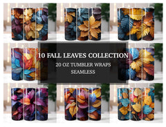 Fall Leaves Collection Tumbler Wrap - CraftNest
