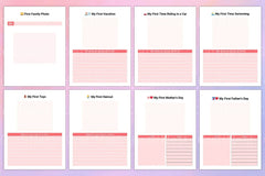Baby Memory Book: Cherished Keepsake for New Parents - CraftNest - Digital Crafting and Art