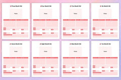 Baby Memory Book: Cherished Keepsake for New Parents - CraftNest - Digital Crafting and Art