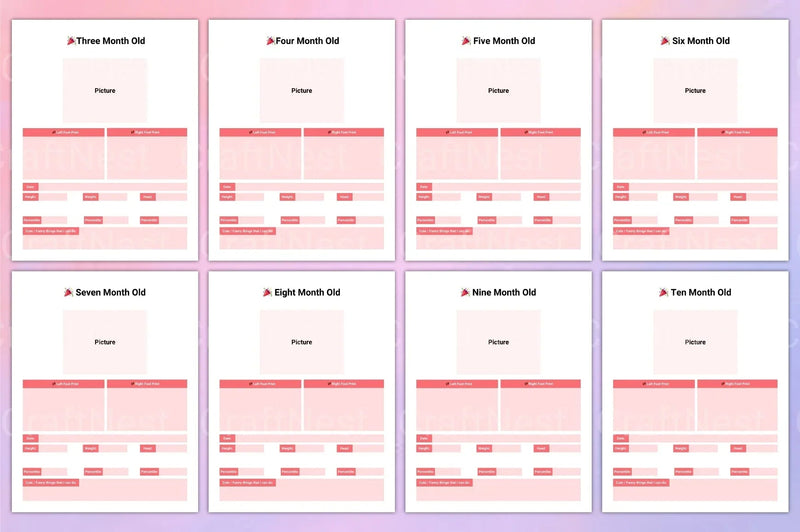 Baby Memory Book: Cherished Keepsake for New Parents - CraftNest - Digital Crafting and Art