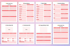 Baby Memory Book: Cherished Keepsake for New Parents - CraftNest - Digital Crafting and Art