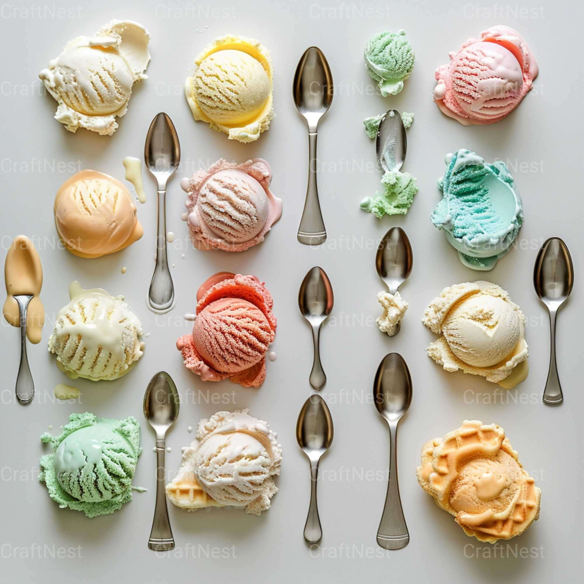 Ice Cream Stock Images - CraftNest - Digital Crafting and Art