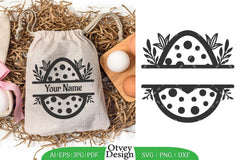 Easter Egg Split SVG Bundle 14 - CraftNest - Digital Crafting and Art