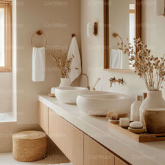 Bathroom Decor Stock Images - CraftNest - Digital Crafting and Art