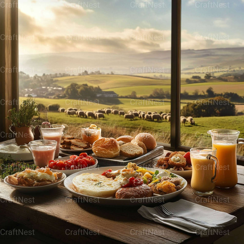 English Breakfast Stock Images - CraftNest - Digital Crafting and Art