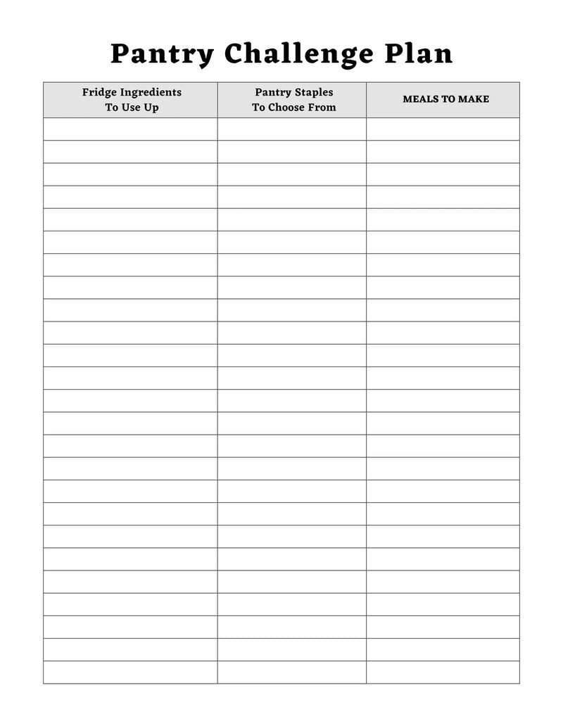 Meal & Pantry Planner KDP Planner - CraftNest - Digital Crafting and Art