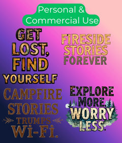 Camping & Nature Clipart Bundle - CraftNest - Digital Crafting and Art