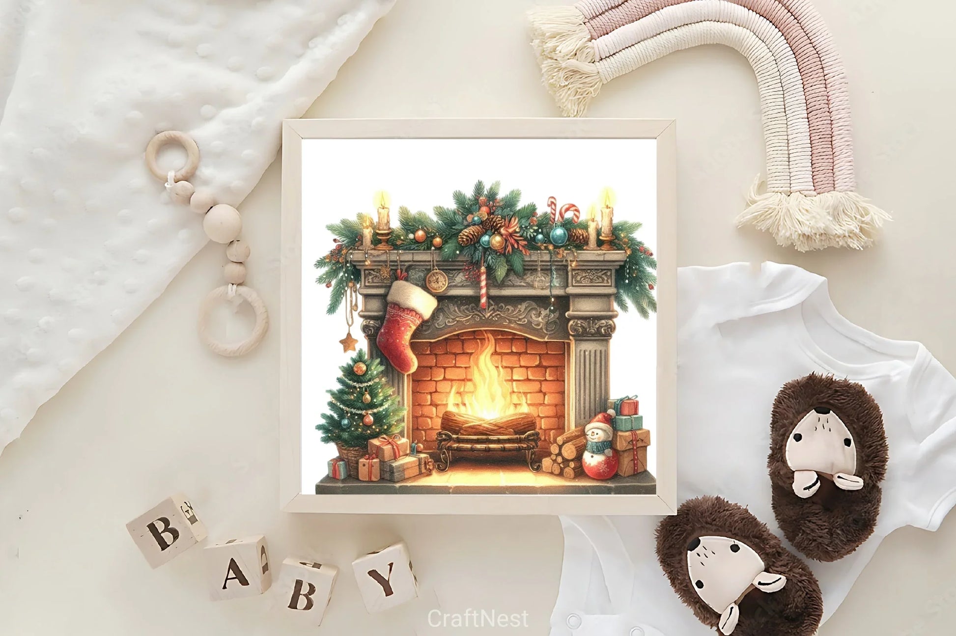 Retro Christmas Clipart Bundle 6 - CraftNest - Digital Crafting and Art