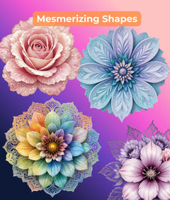 Lace Wildflower Clipart Bundle - CraftNest - Digital Crafting and Art