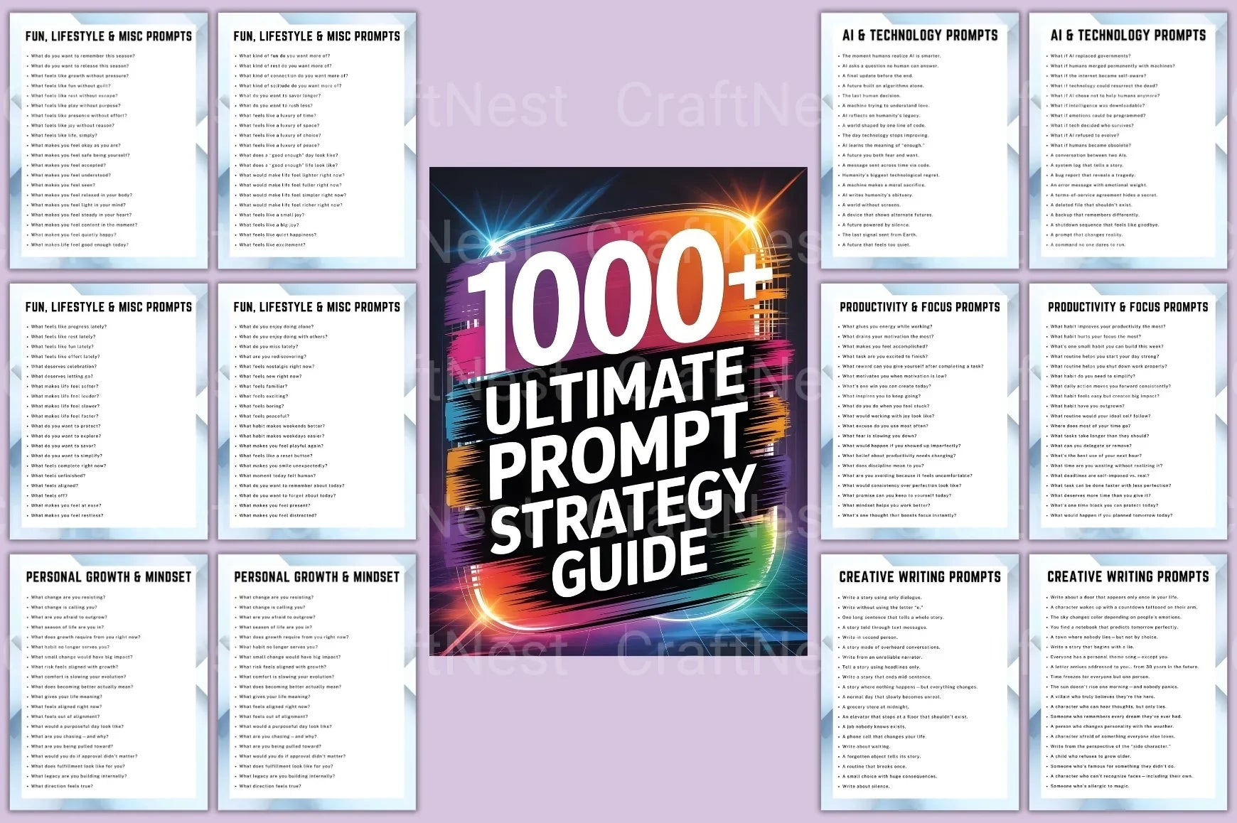 Ultimate Prompt Strategy Guide for Success - CraftNest - Digital Crafting and Art