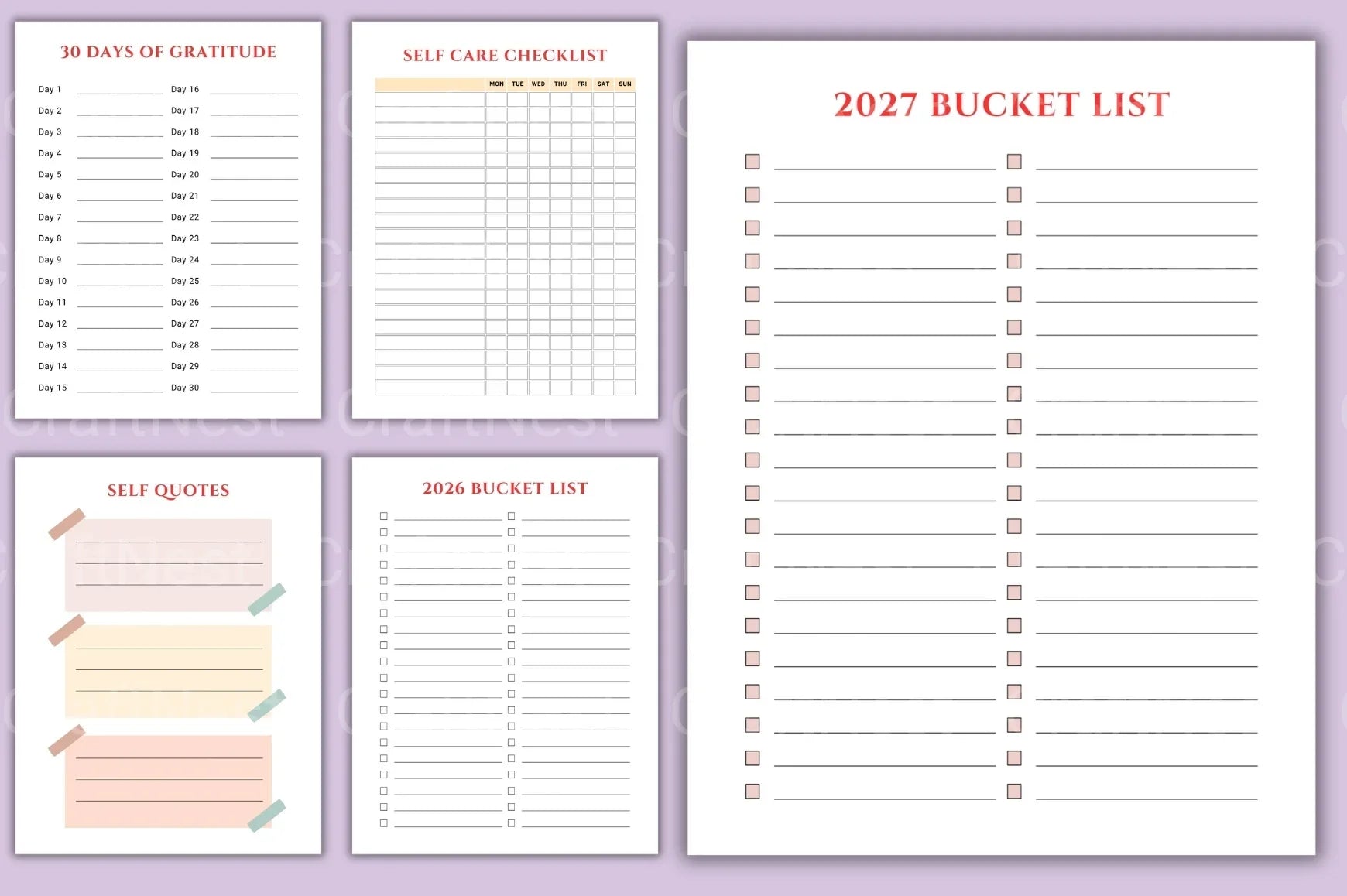 Self Care Guide: Enhance Your Well-being - CraftNest - Digital Crafting and Art