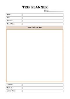 Travel Planner KDP Planner - CraftNest - Digital Crafting and Art