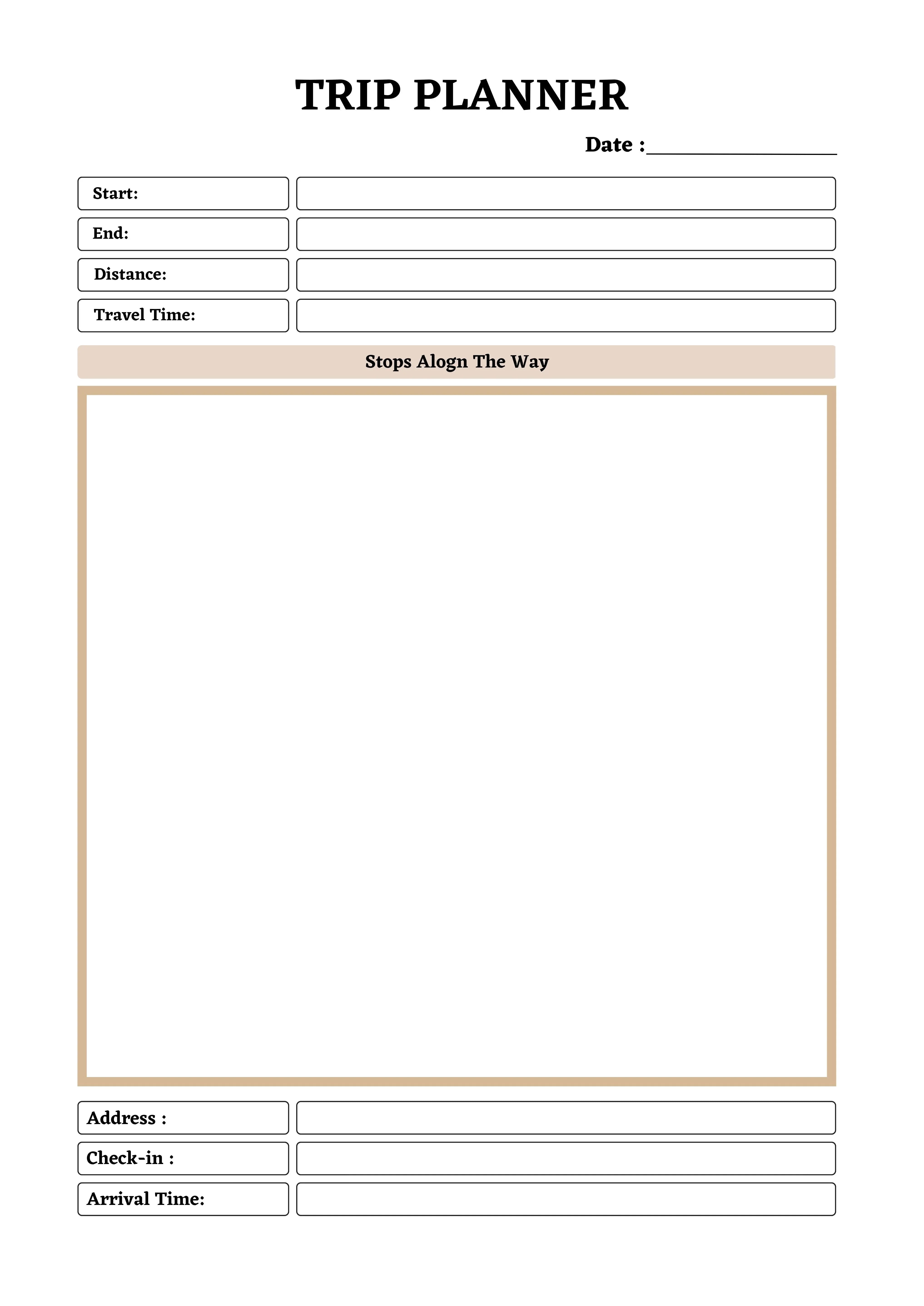 Travel Planner KDP Planner - CraftNest - Digital Crafting and Art