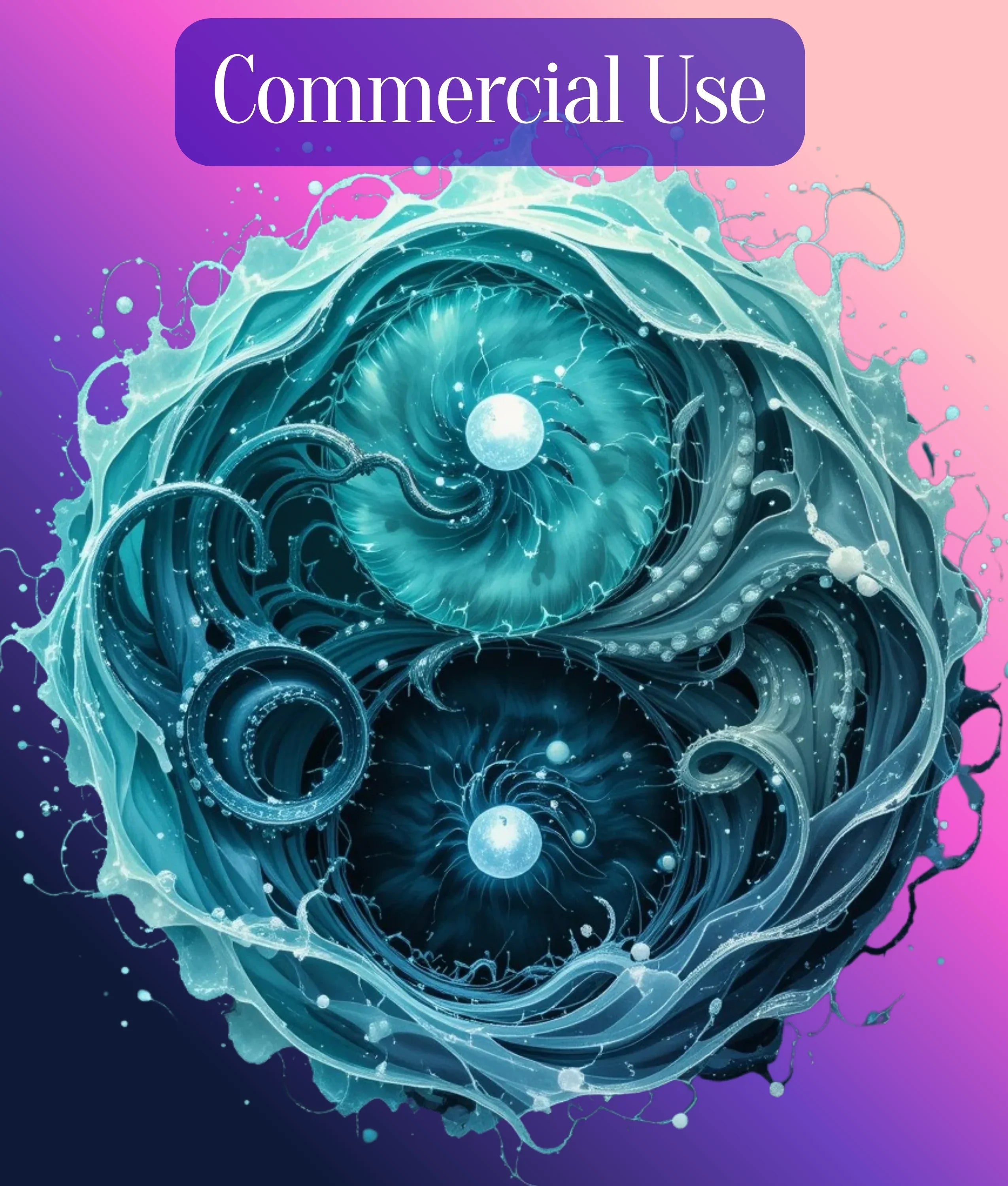 Fantasy Yin Yang Clipart Bundle - CraftNest - Digital Crafting and Art