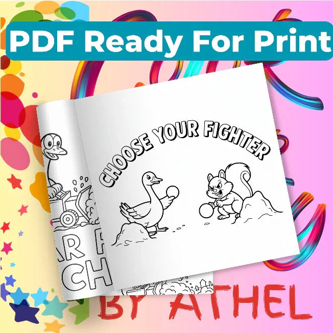 Funny Christmas Goose Coloring Book Bundle - CraftNest - Digital Crafting and Art