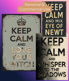 Witch Wall Art Clipart Bundle - CraftNest - Digital Crafting and Art