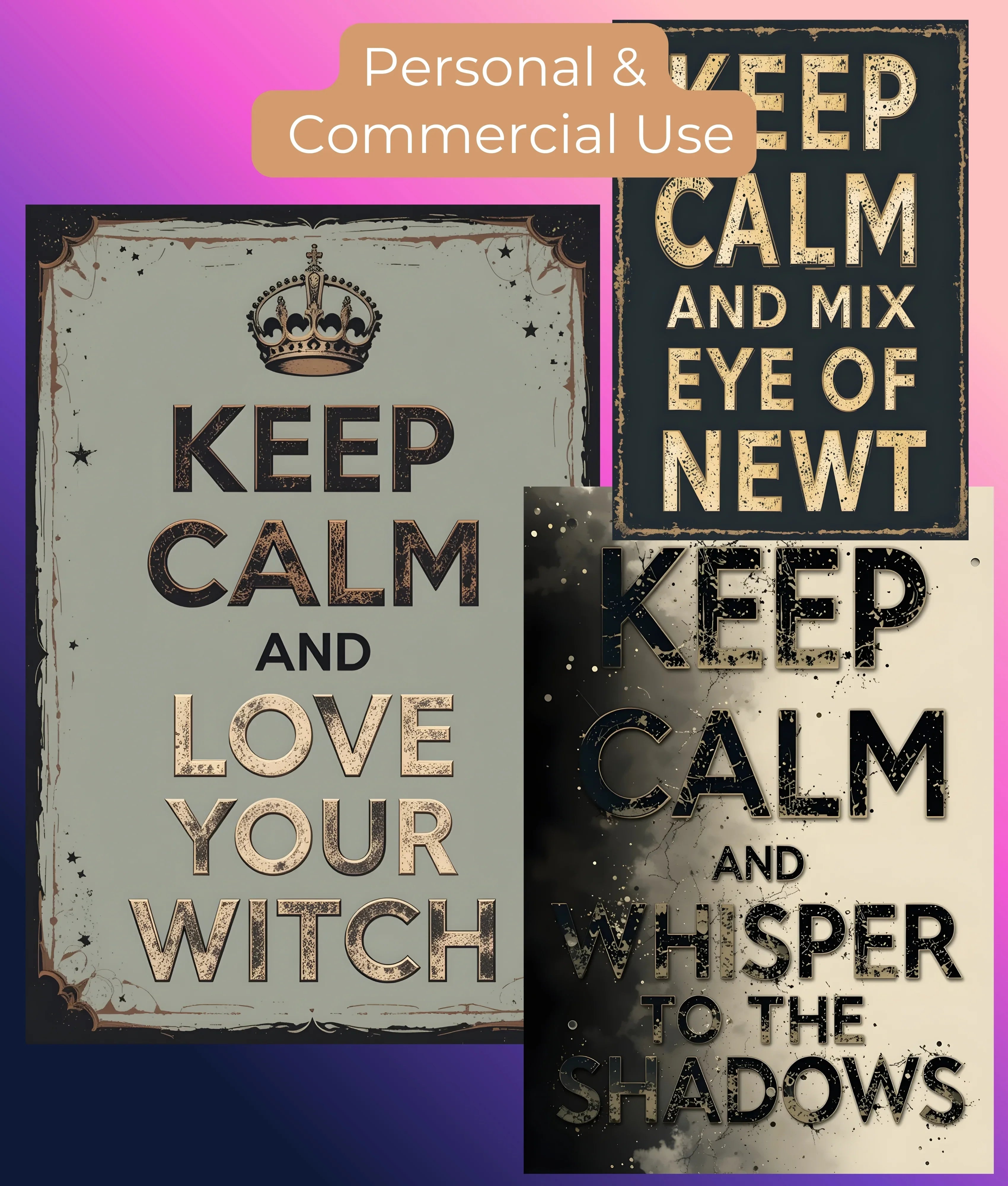 Witch Wall Art Clipart Bundle - CraftNest - Digital Crafting and Art