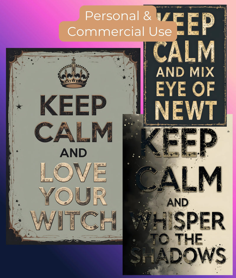 Witch Wall Art Clipart Bundle - CraftNest - Digital Crafting and Art