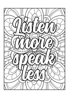 Motivational Quotes Coloring Book 12 - CraftNest - Digital Crafting and Art