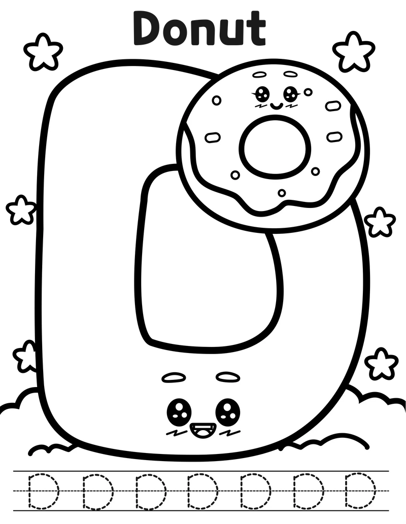 Alphabet Coloring Book - CraftNest - Digital Crafting and Art