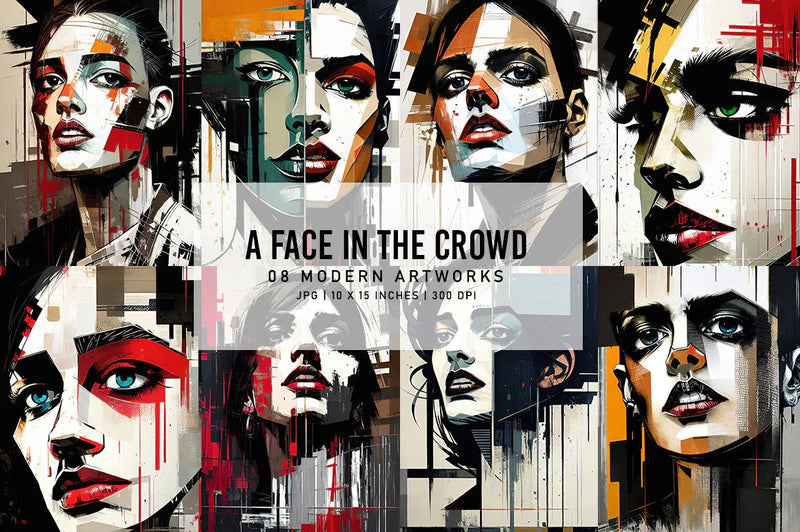 A Face in the Crowd - Women - CraftNest - Digital Crafting and Art