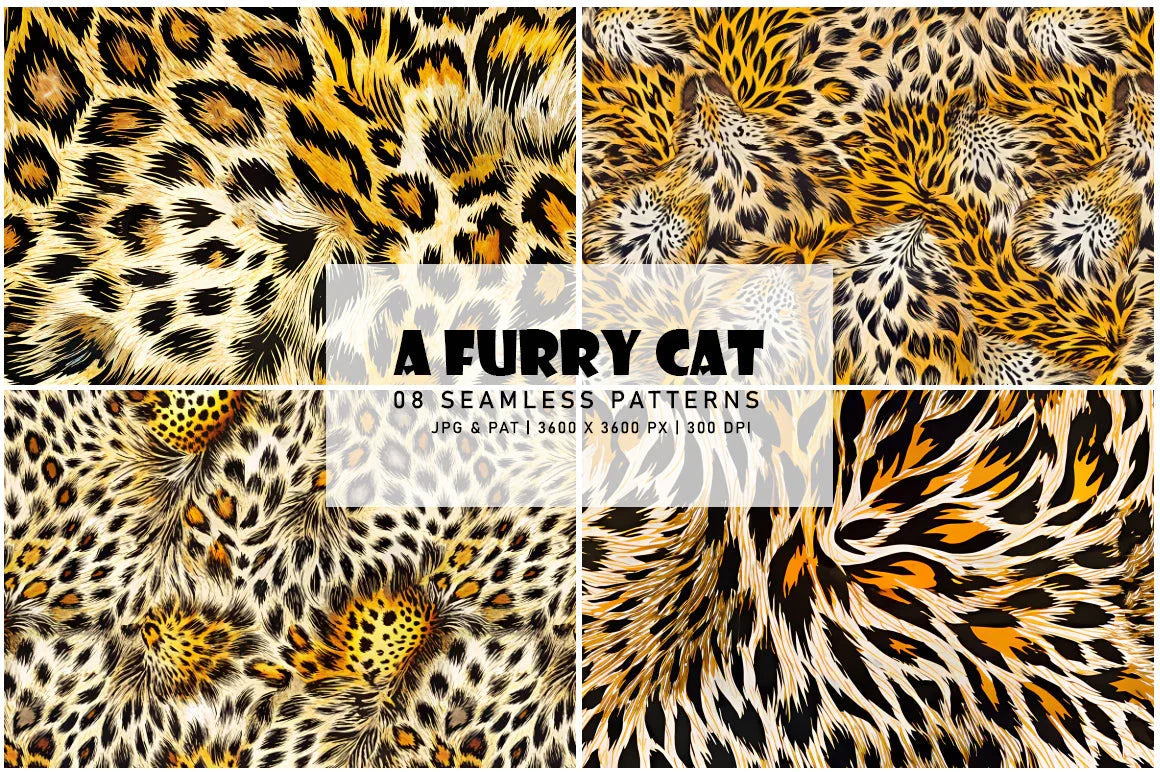 A Furry Cat - Animal Print
