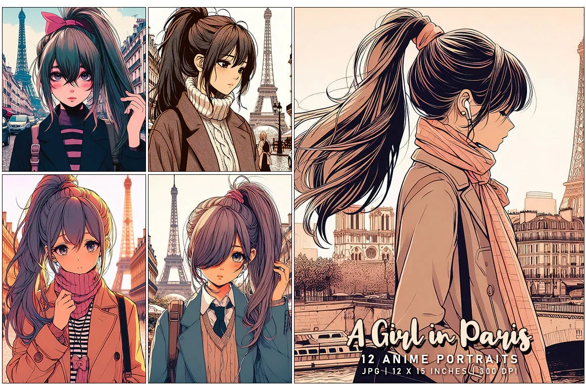 A Girl in Paris - Women - CraftNest - Digital Crafting and Art